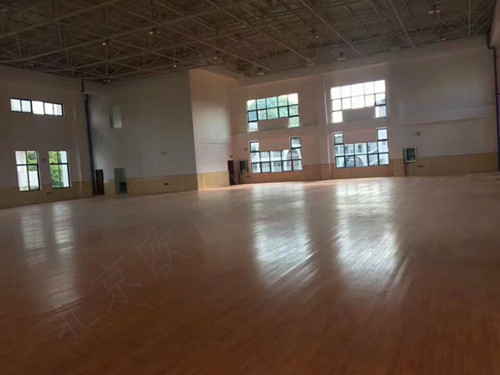 柳州市窯埠街小學(xué)體育館木地板案例圖2 柳州市窯埠街小學(xué)體育館木地板案例圖2
